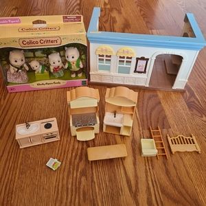🙂SOLD@MERCARI🙂 🌿 Calico critters Alpaca family (Brand new) + toy